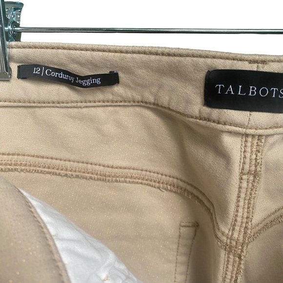 Talbots Corduroy Jegging Gold Size 12 - Picture 4 of 8